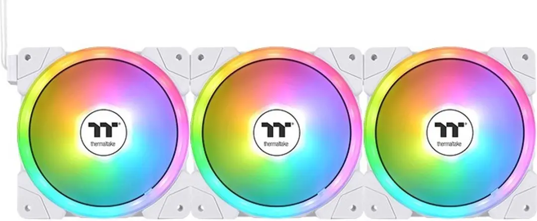 Thermaltake CL-F169-PL12SW-A PC-Ventilator 120mm - Wit - LED - afbeelding 3 van 6