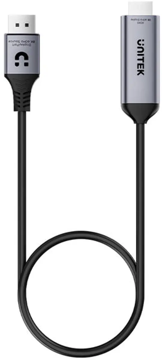 Unitek DisplayPort 1.4 naar HDMI 2.1 Kabel 8K@60Hz