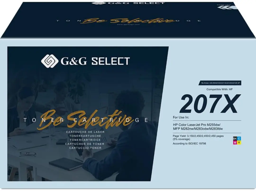 G&G Select XL Premium Toner 101002107431 - 4 Kleuren - 10.500 pagina's - afbeelding 4 van 6