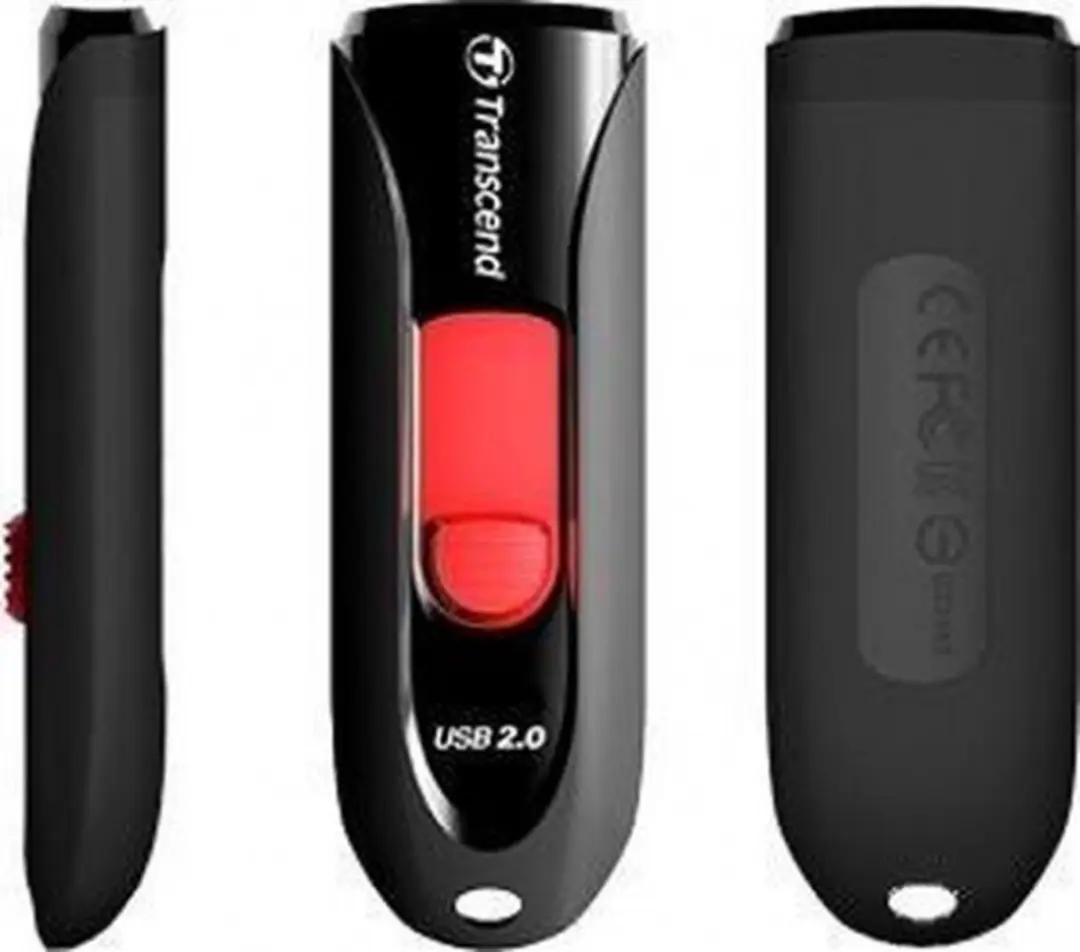 Transcend JetFlash 590K USB-stick 16GB - Zwart - afbeelding 5 van 6