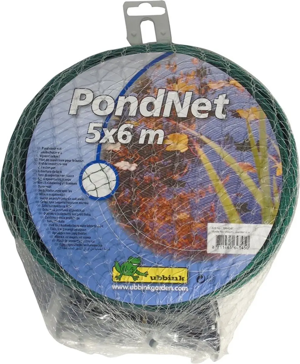 Ubbink Vijverafdeknet 5x6m - Groen - afbeelding 3 van 3