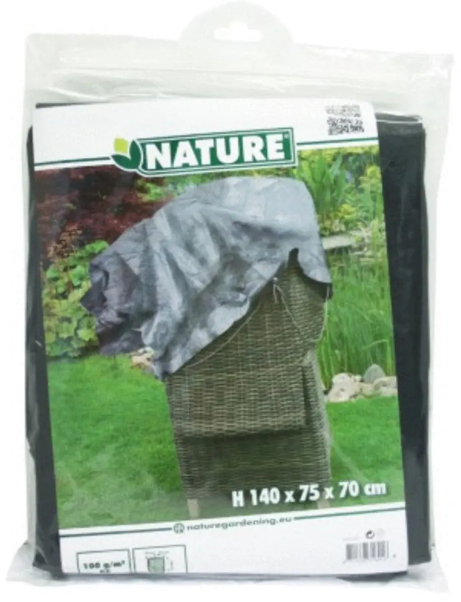 Nature Tuinmeubelhoes Grijs - 140x75x70cm - afbeelding 2 van 4