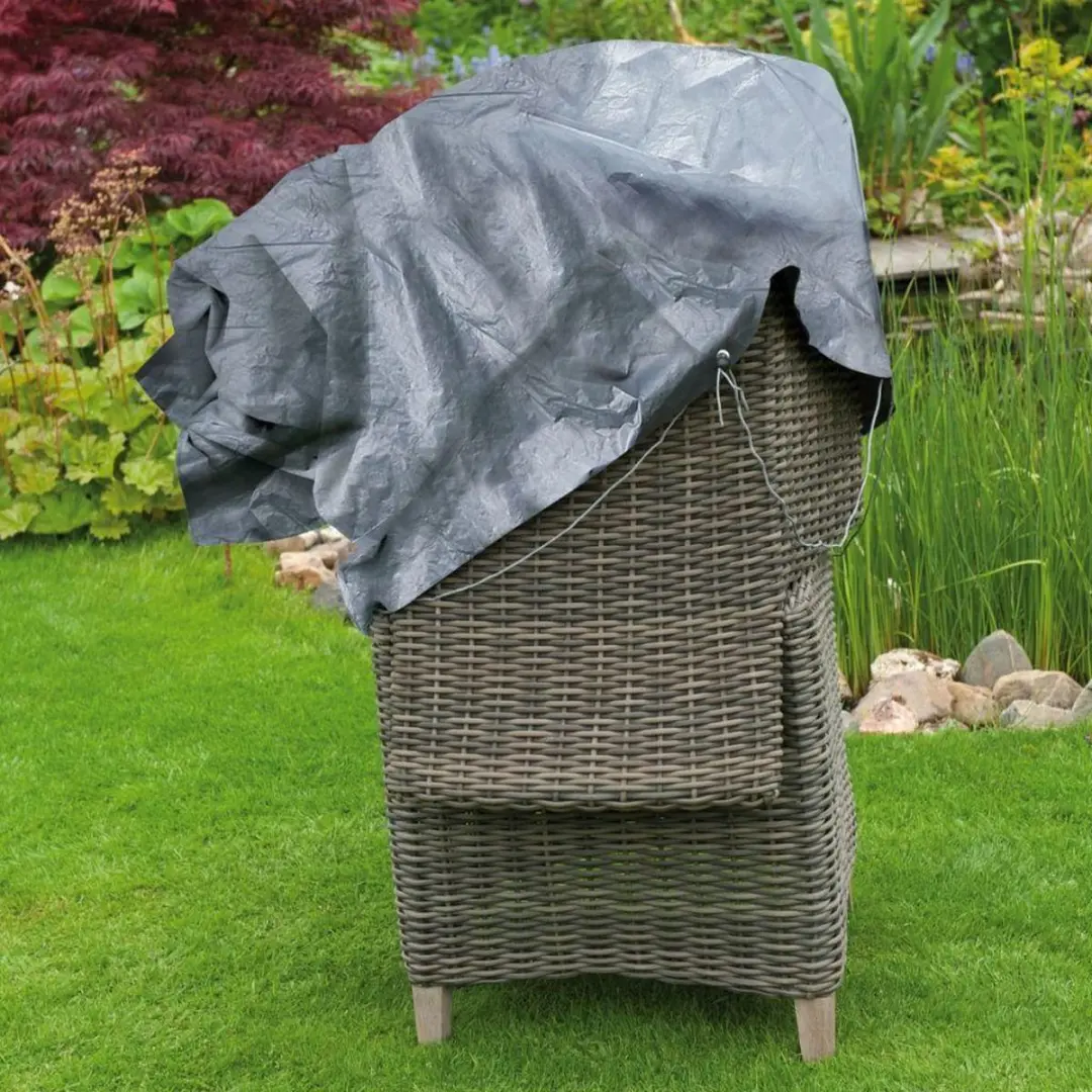Nature Tuinmeubelhoes Grijs - 140x75x70cm - afbeelding 4 van 4