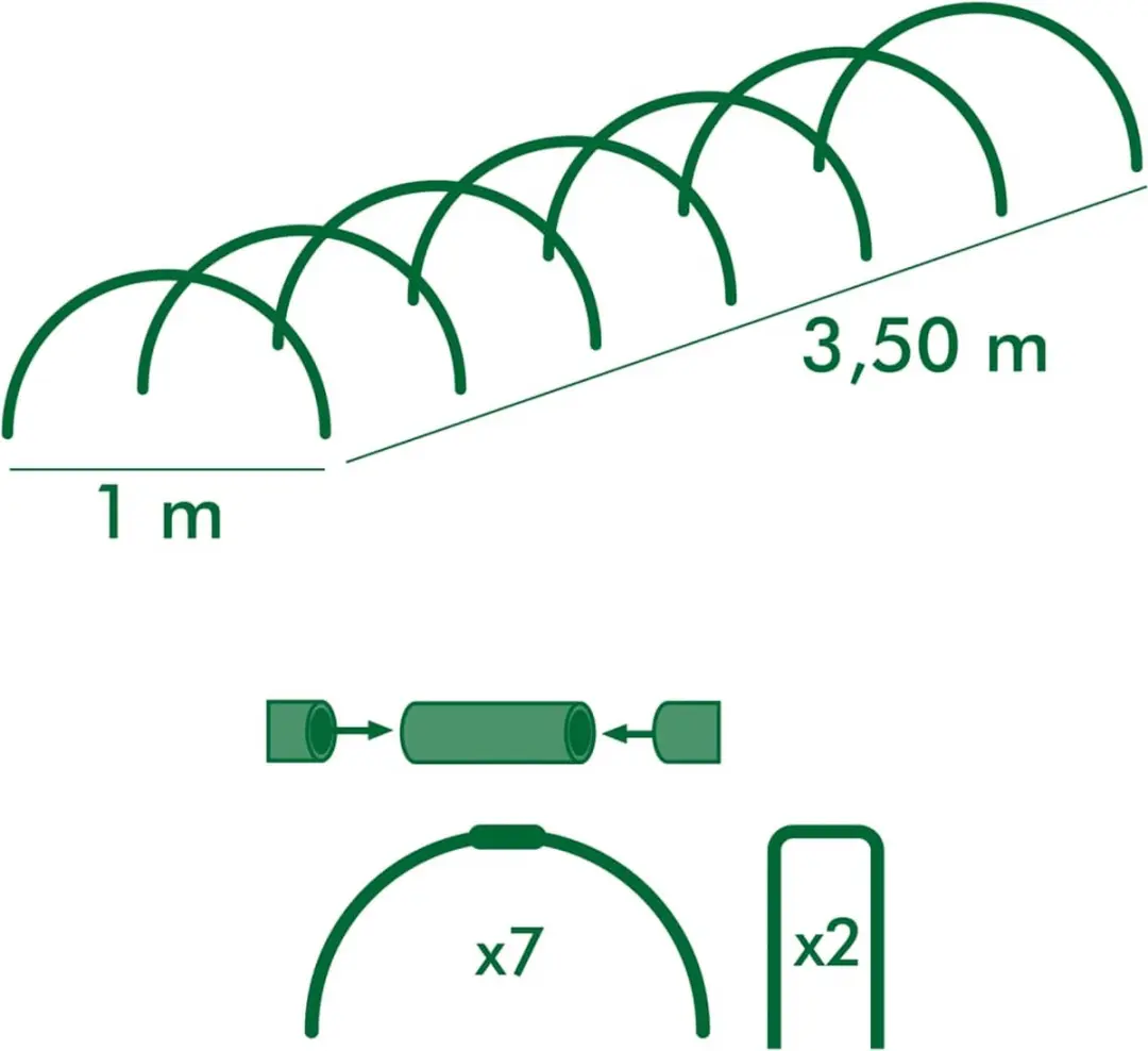 Nature Kweektunnel Compleet - 7 Bogen - afbeelding 4 van 5