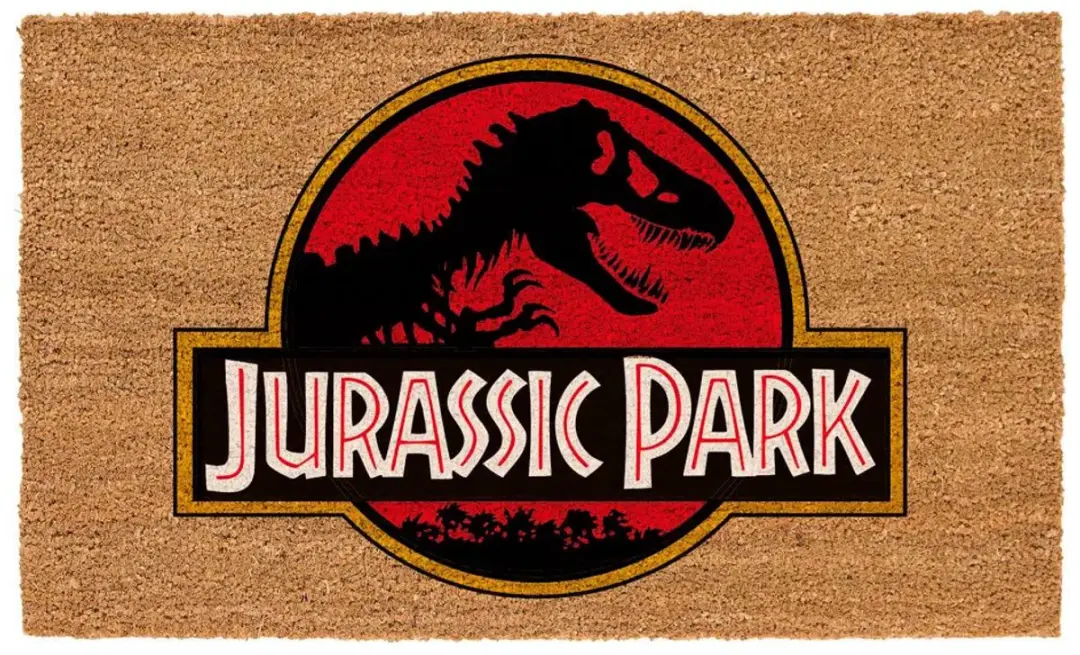 SD Toys Jurassic Park Deurmat 60x40cm - Bruin - afbeelding 5 van 5