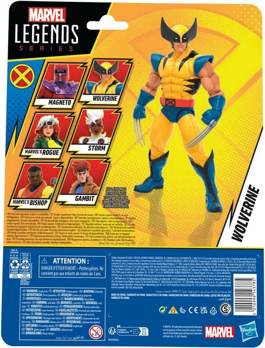 Marvel Legends Wolverine X-Men '97 Actiefiguur 15cm - Multicolor