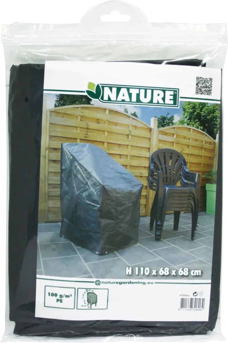 Nature Tuinmeubelhoes Grijs - 110x68x68cm - afbeelding 4 van 5