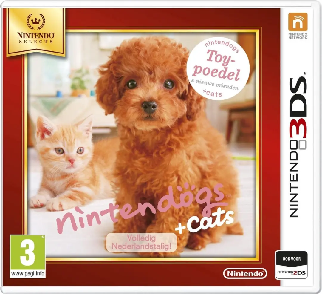 Nintendo Nintendogs + Cats Toy Poedel & Nieuwe Vrienden Select