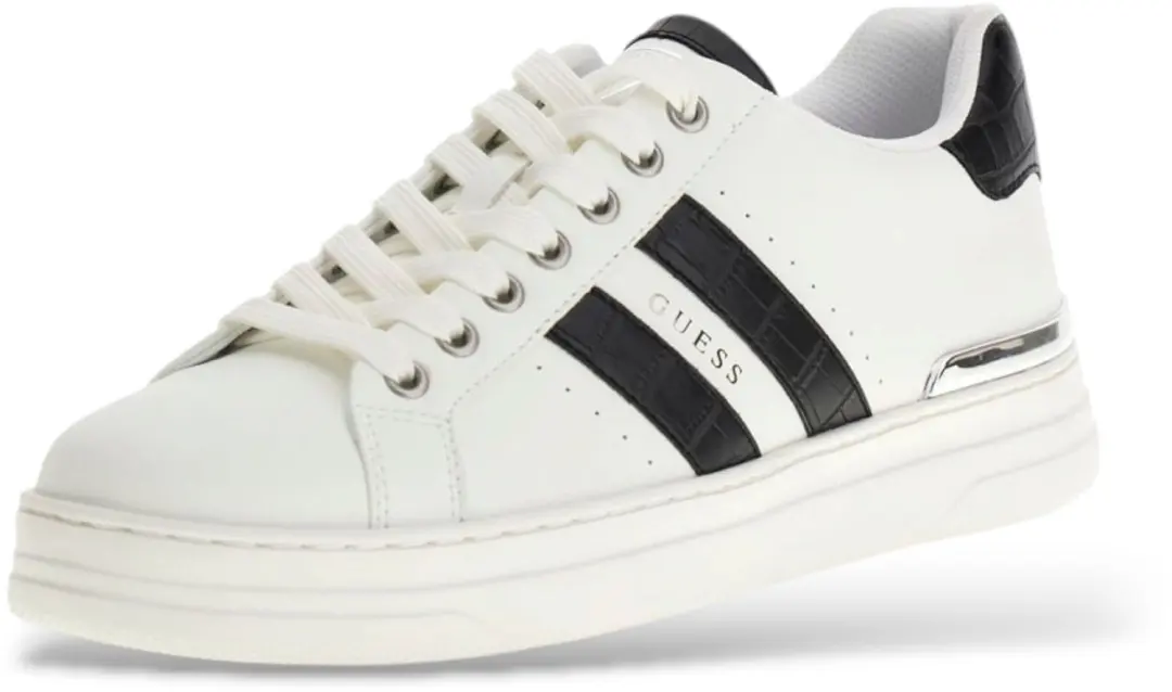 Guess Wycron Witte Leren Sneakers - 41 - afbeelding 5 van 6