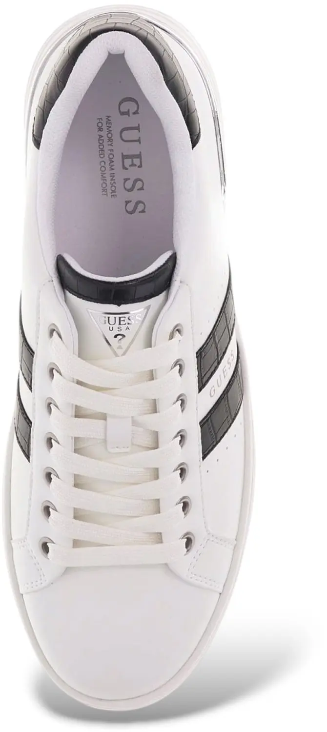 Guess Wycron Witte Leren Sneakers - 41 - afbeelding 4 van 6