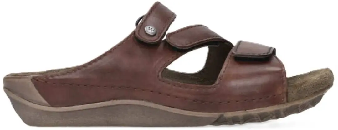 Wolky 0053650 430 Jasper Slippers Cognac Leer Dames
