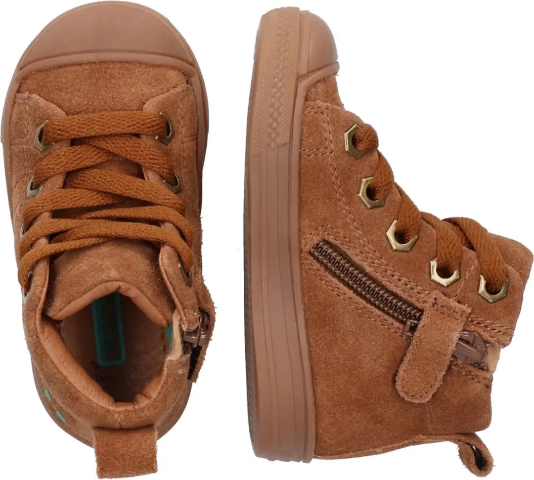 BunniesJR Feline Ferm Hoge Sneakers 25 - Bruin - afbeelding 3 van 6