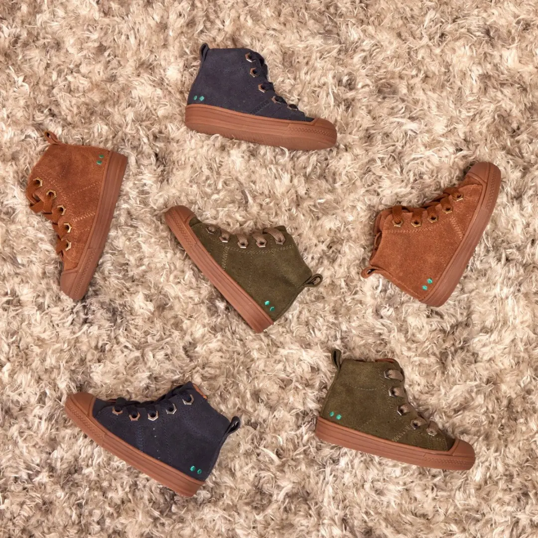 BunniesJR Feline Ferm Hoge Sneakers 25 - Bruin - afbeelding 2 van 6