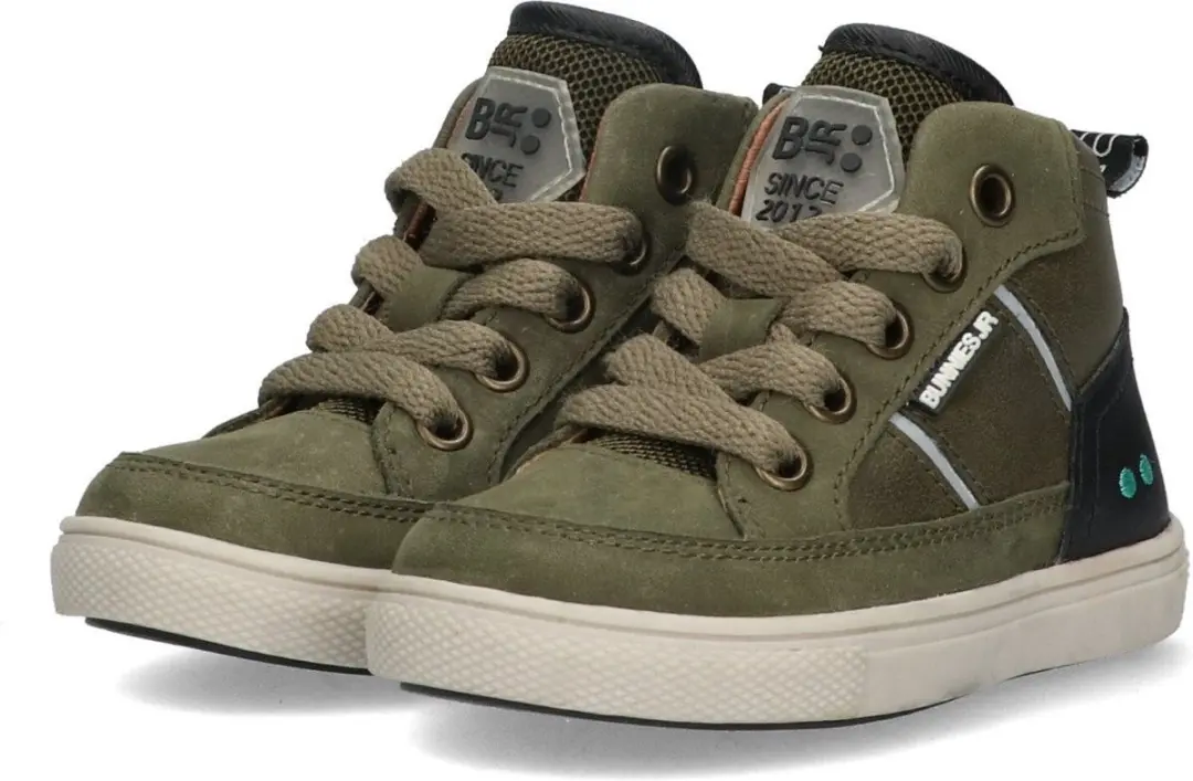 BunniesJR Levi Louw Hoge Sneakers 224754-569-22 - Maat 22 - Groen - afbeelding 6 van 6