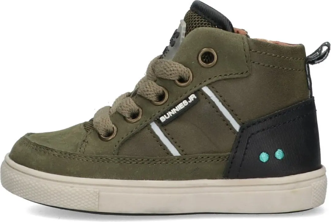 BunniesJR Levi Louw Hoge Sneakers 224754-569-22 - Maat 22 - Groen - afbeelding 3 van 6