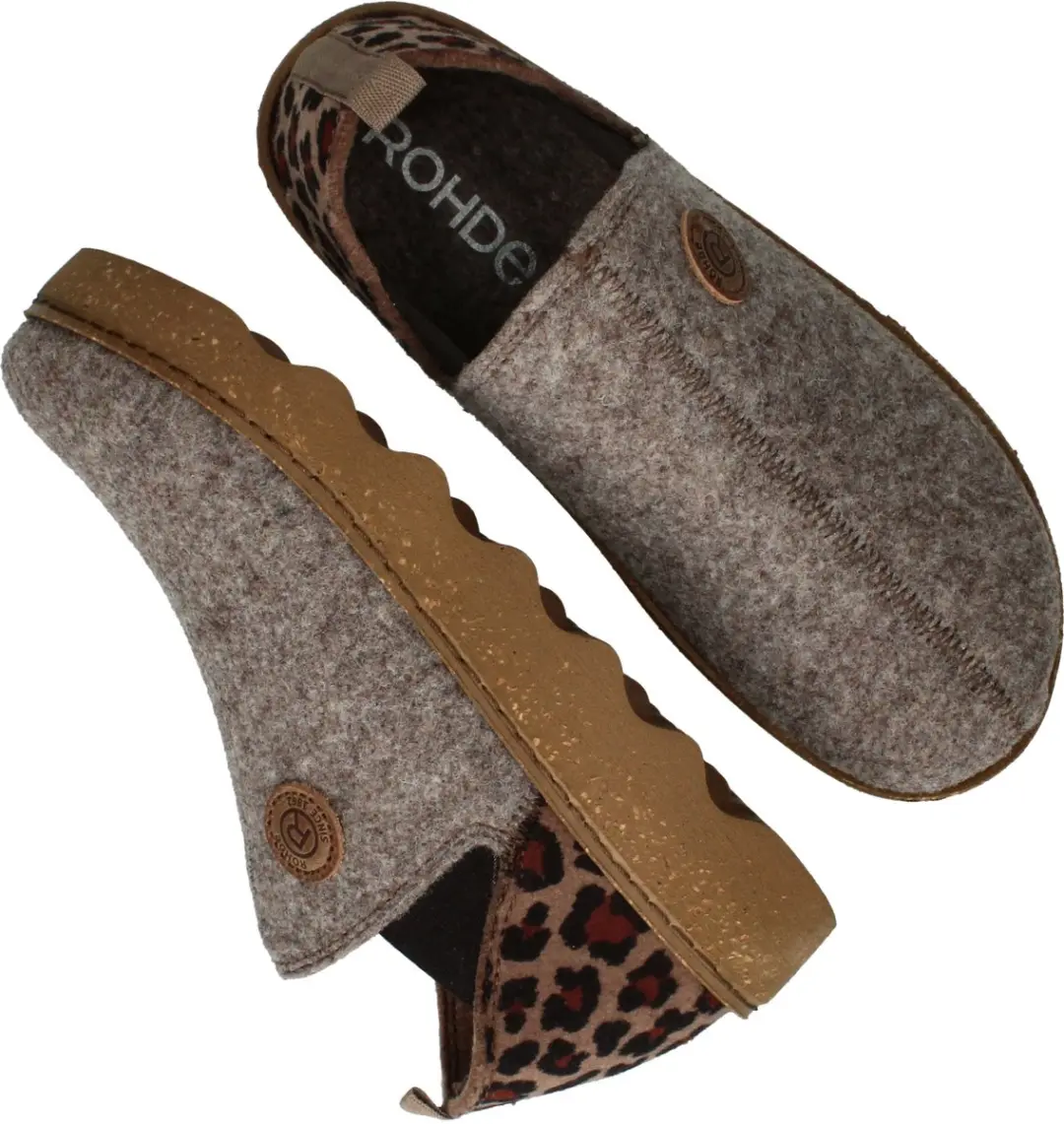 Rohde Dames Pantoffels 42 - Beige - afbeelding 6 van 6