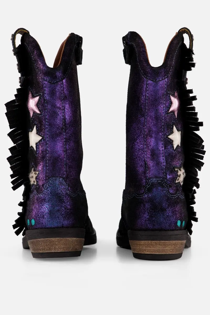 BunniesJR Ruby Rodeo Meisjes Laarzen - Blauw Metallic - afbeelding 5 van 6