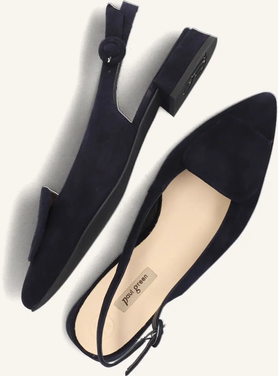 Paul Green 6090 Slingbacks Dames - Blauw Maat 38 - afbeelding 3 van 6