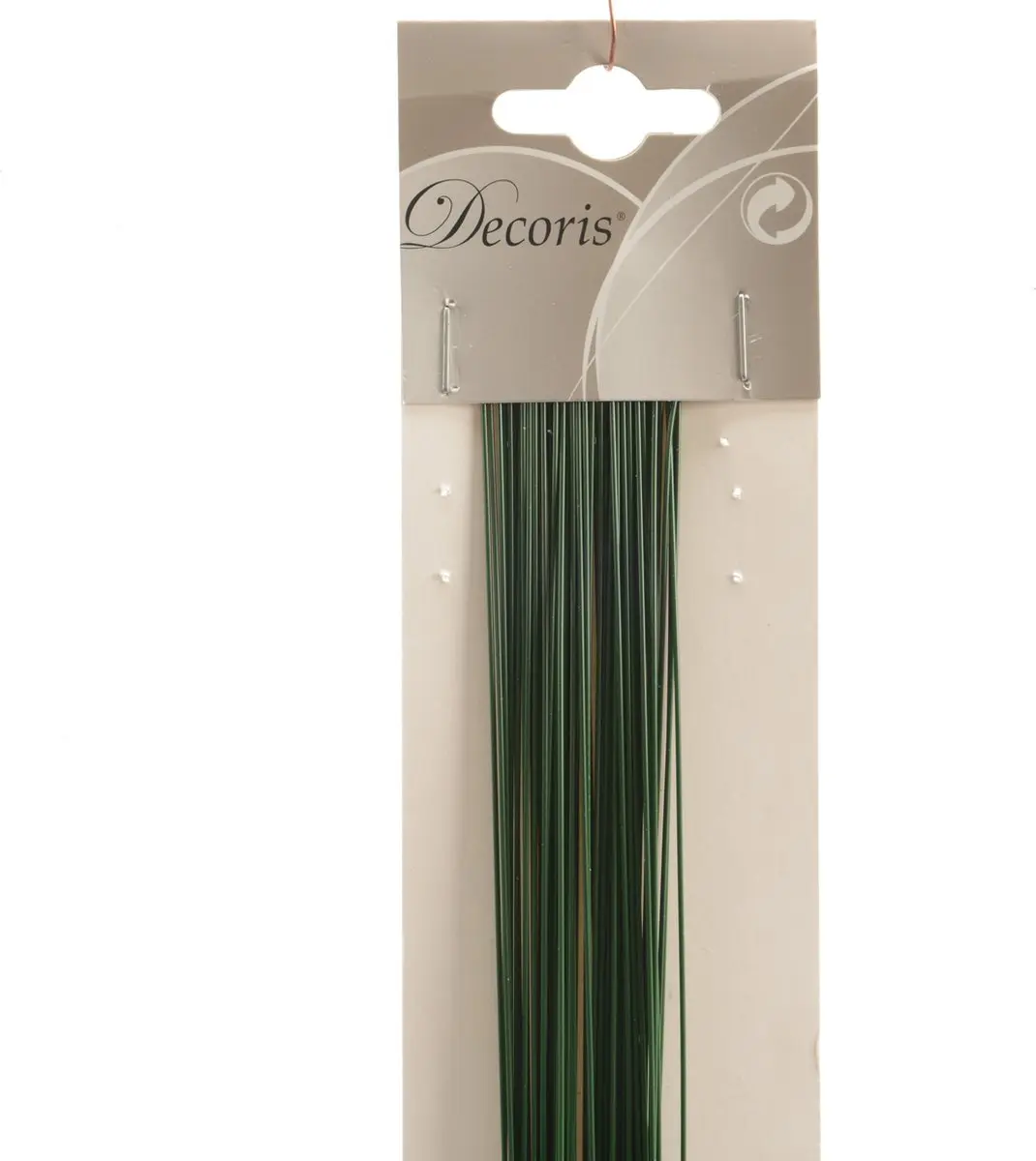 Draad ijzer d0.08h40cm groenDecoris