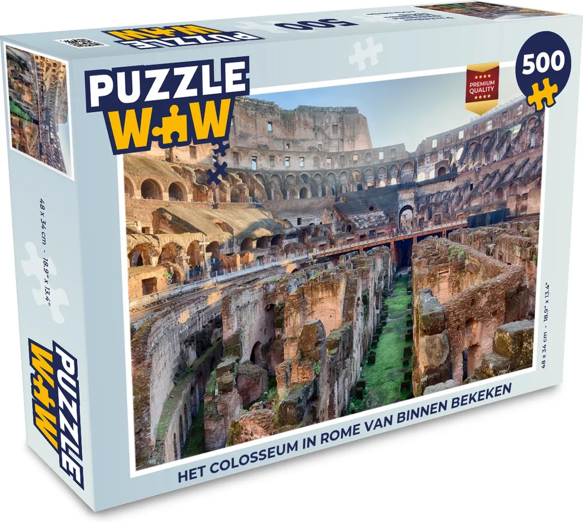 PuzzleWow Legpuzzel Het Colosseum 500 Stuks - Multicolor