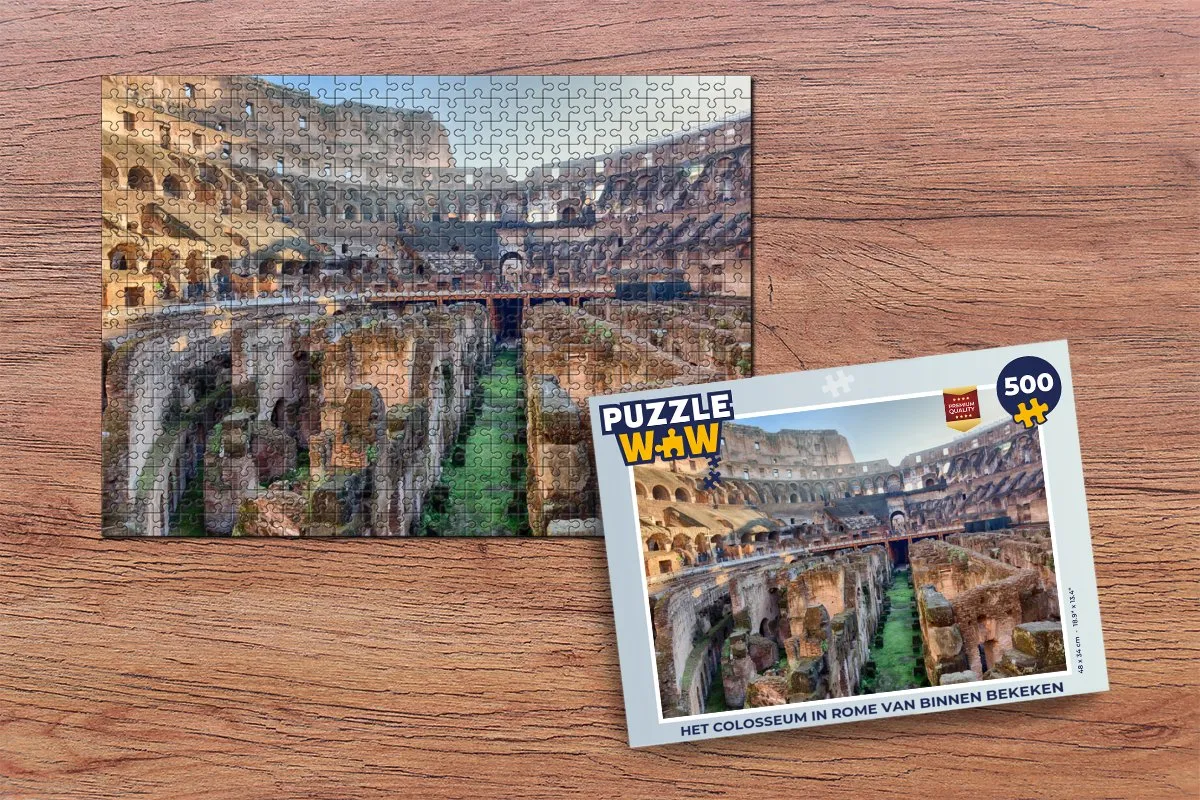 PuzzleWow Legpuzzel Het Colosseum 500 Stuks - Multicolor