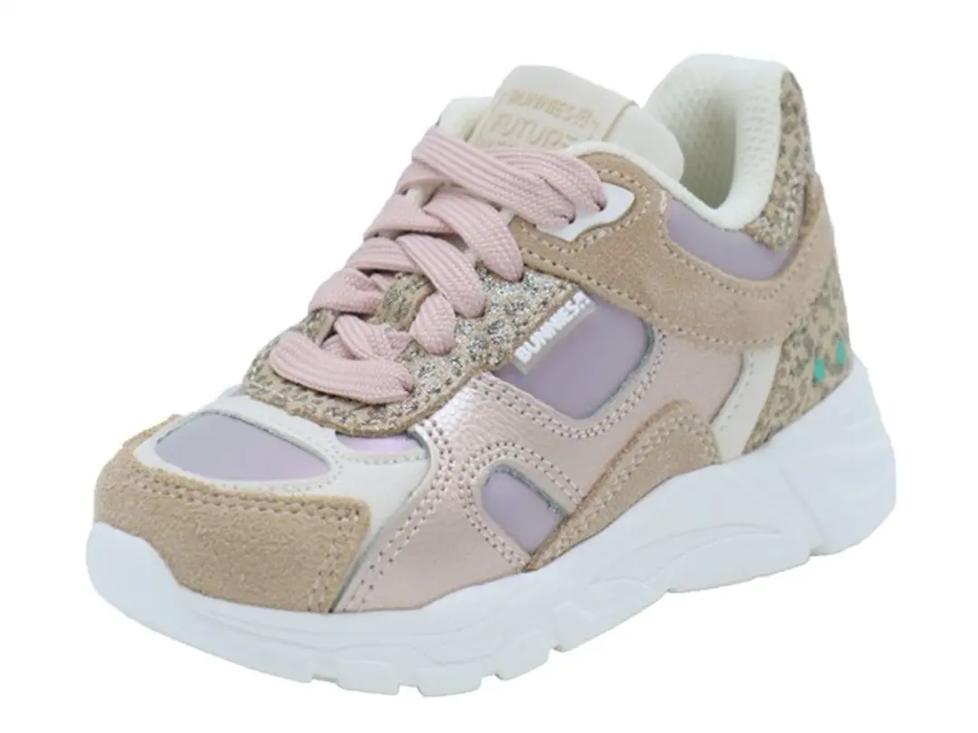 BunniesJR Stella Lage Sneakers - Maat 31 - Roze - afbeelding 2 van 6