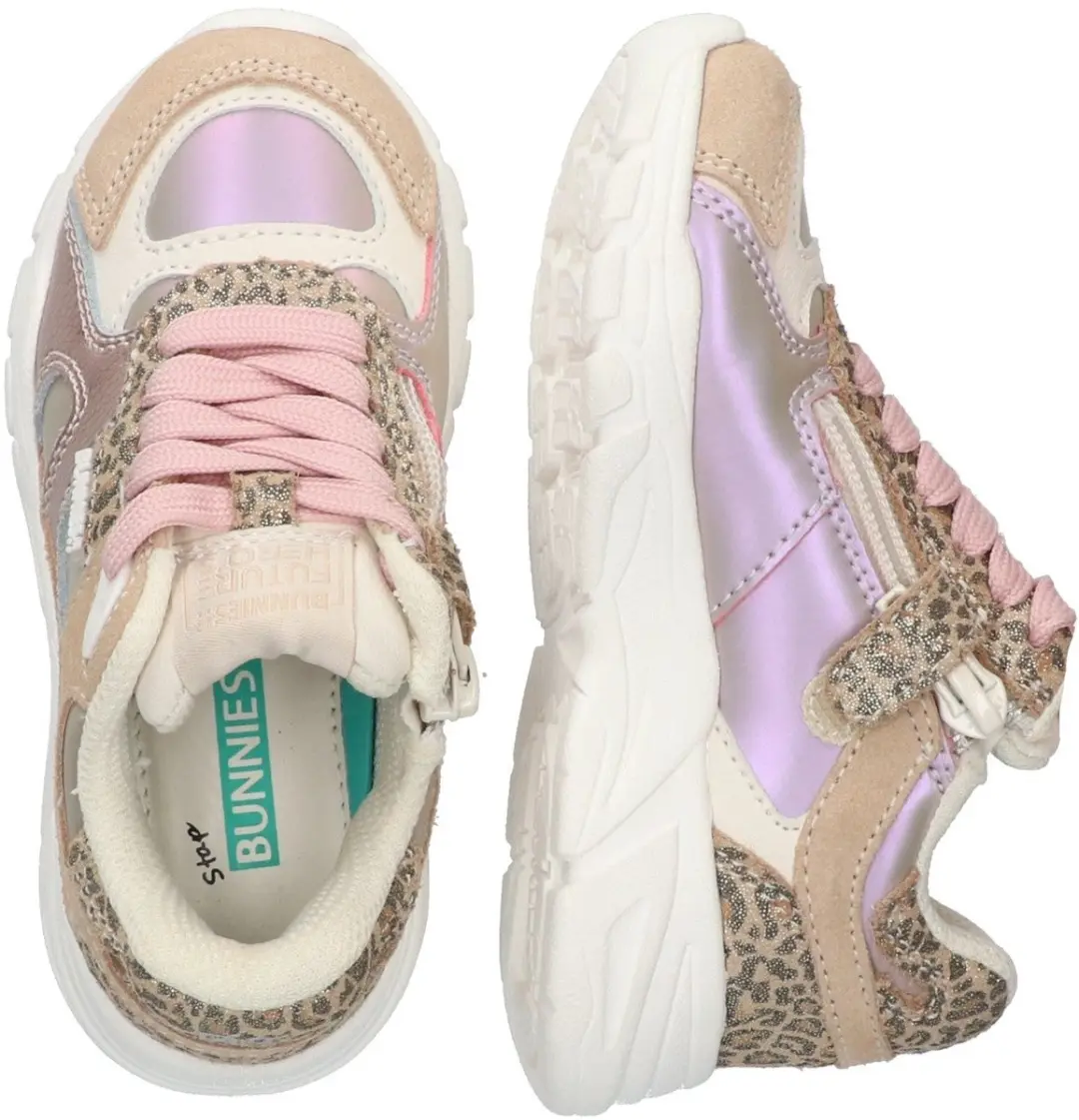 BunniesJR Stella Lage Sneakers - Maat 31 - Roze - afbeelding 5 van 6