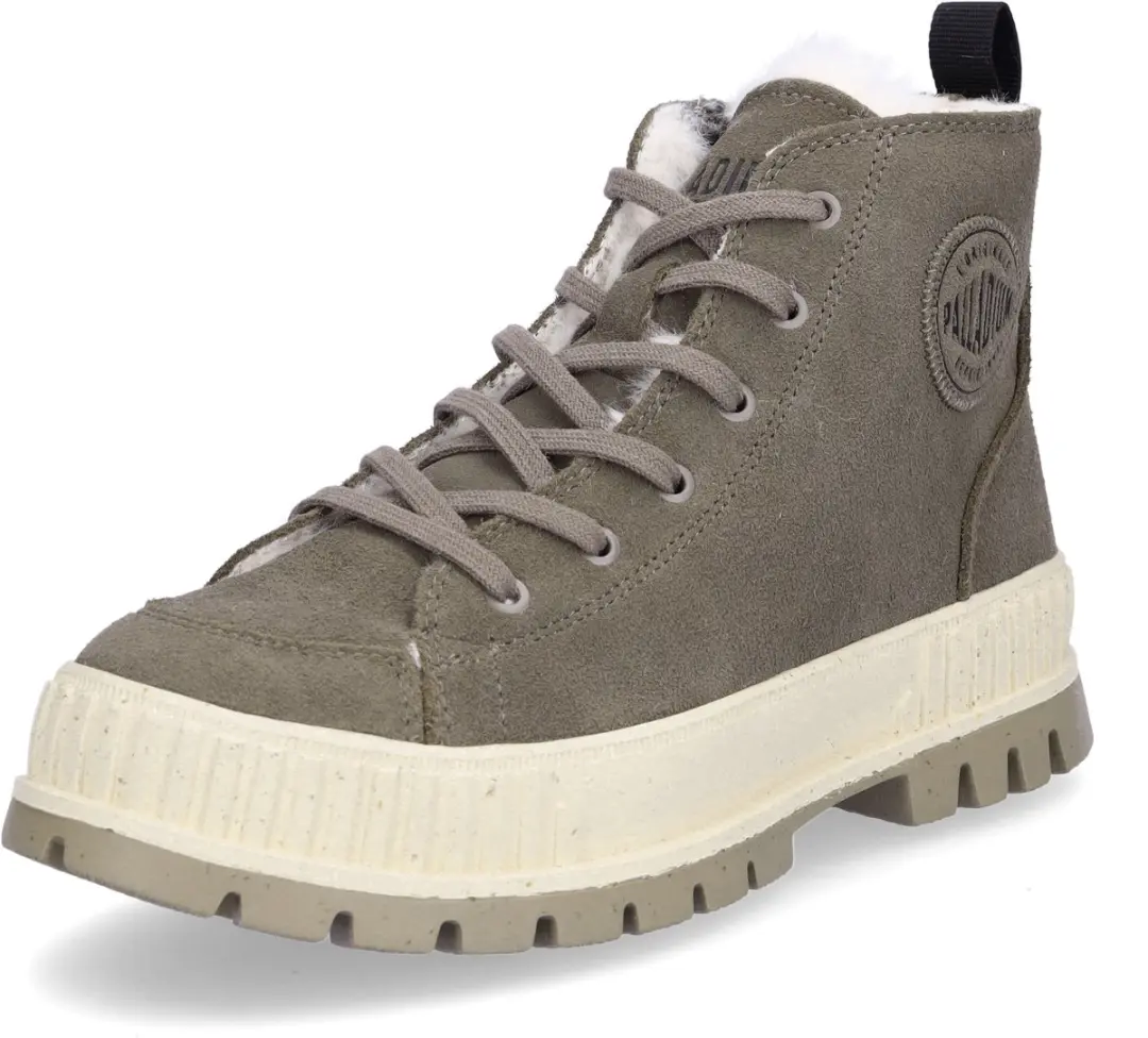 Palladium dames sneaker Pallashock Zip Warm grijs