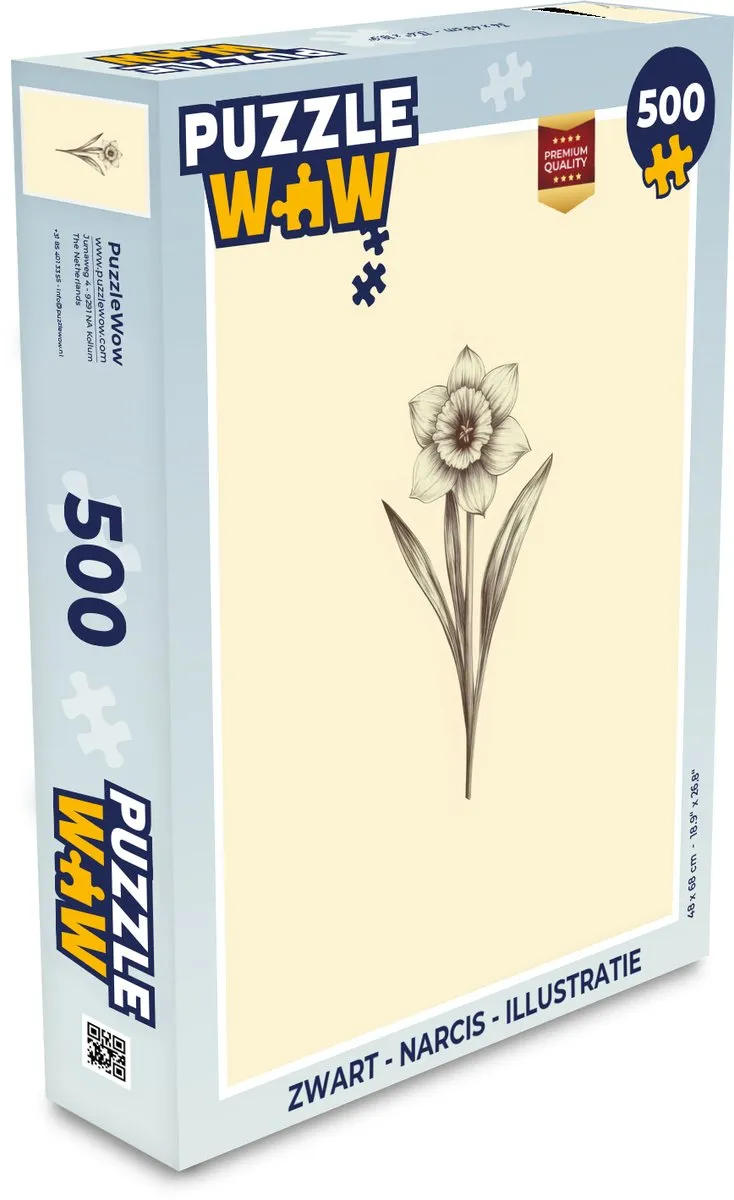 PuzzleWow Narcis Legpuzzel 500 Stuks