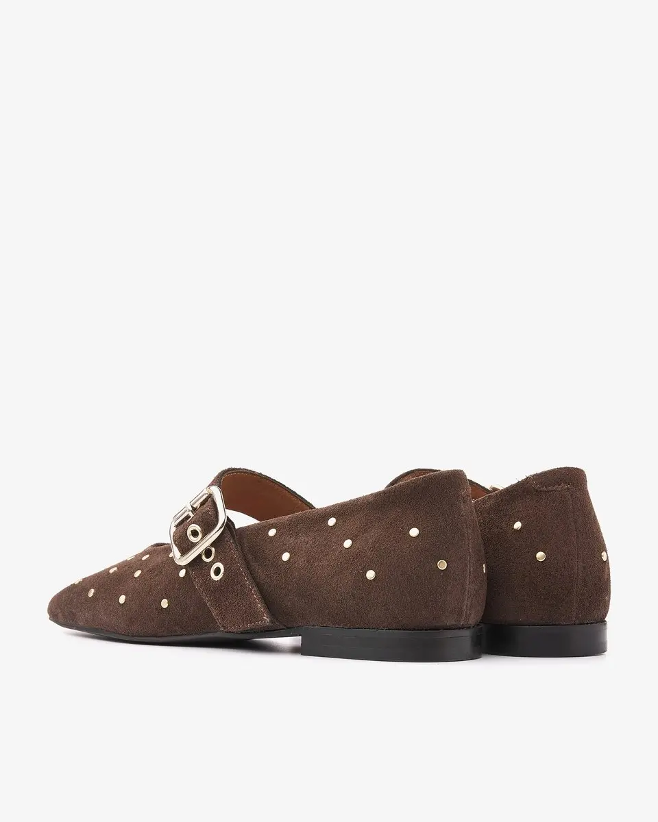 VIA VAI Lou Nina Ballerina Dames - Bruin - Maat 40 - afbeelding 4 van 6