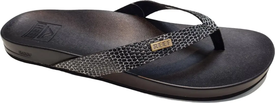 Reef Cushion Court Teenslippers 37,5 - Zwart - afbeelding 2 van 6