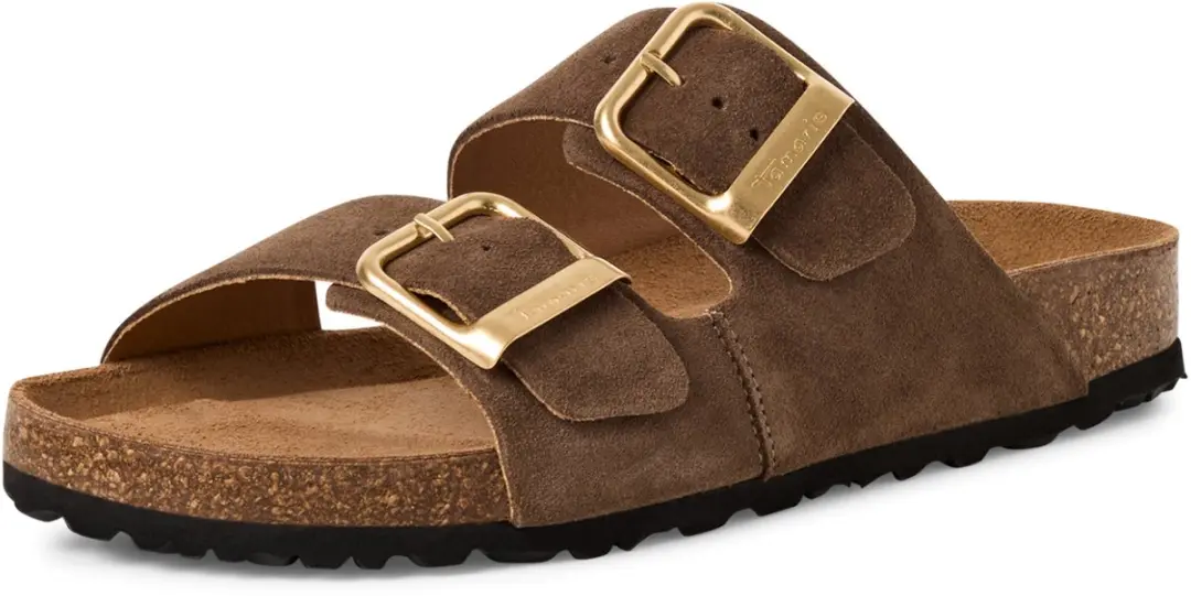 Tamaris leren muiltje 1-27543-42-355 damesschoenen M2753342 bruin