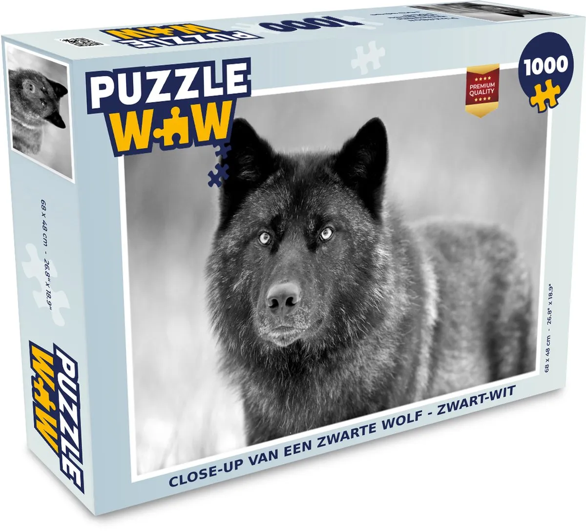 PuzzleWow Close Up Legpuzzel 1000 Stuks