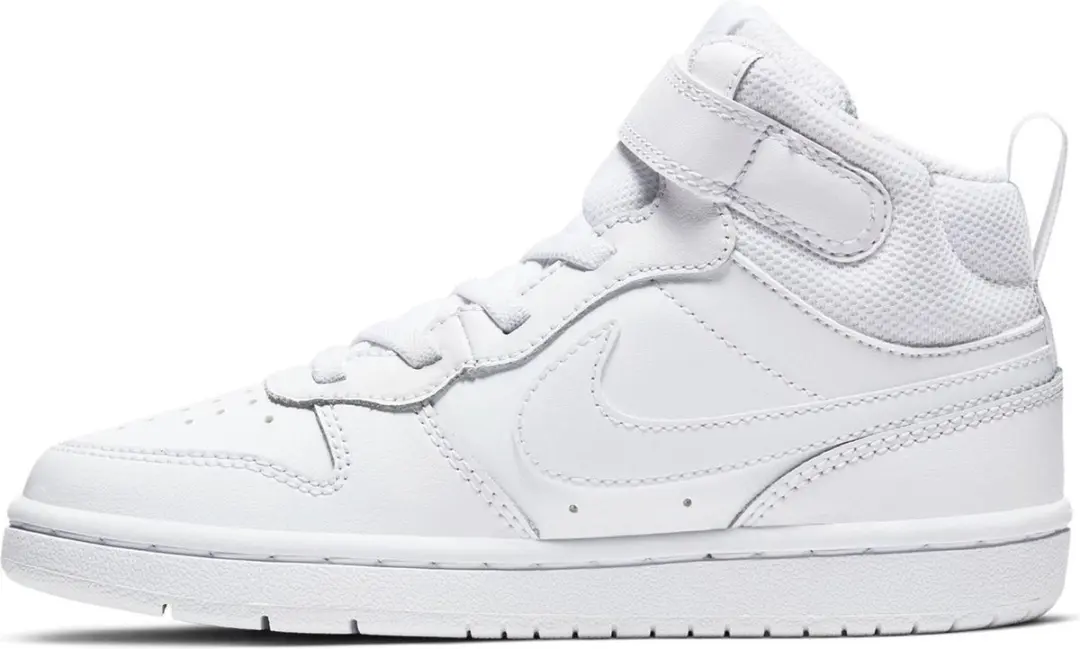 Nike Court Borough Mid 2 Kinderschoenen 28,5 - Wit - afbeelding 4 van 5