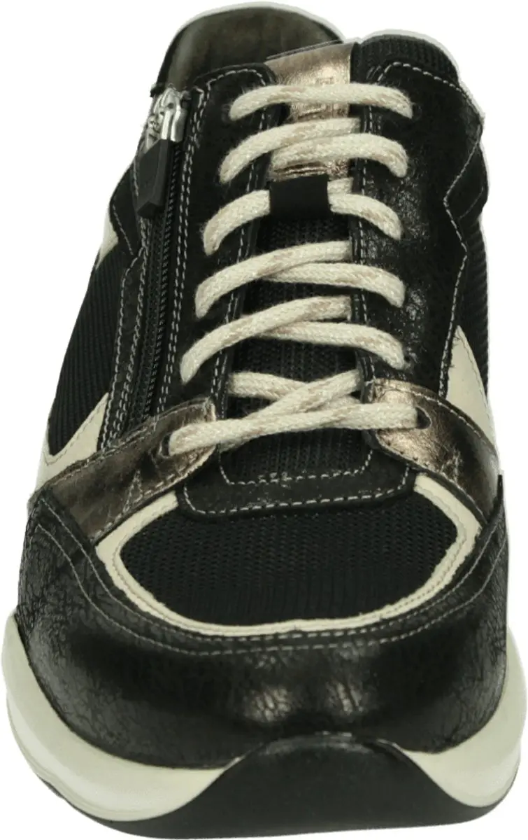 Durea 6295 K Lage Sneakers - Zwart - Maat 41 - afbeelding 2 van 4