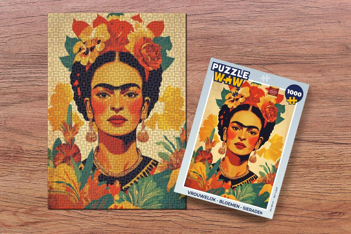 PuzzleWow Bloemen Legpuzzel 1000 Stuks