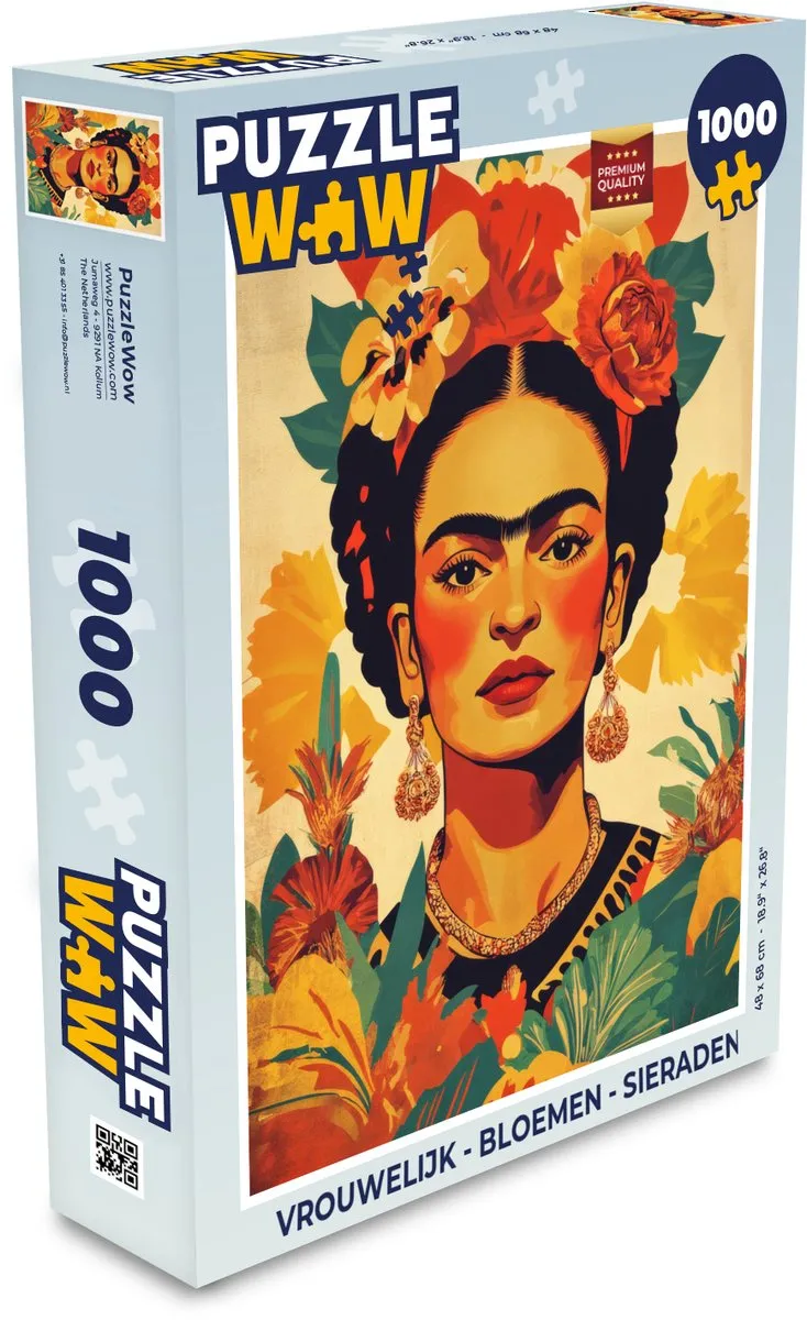 PuzzleWow Bloemen Legpuzzel 1000 Stuks