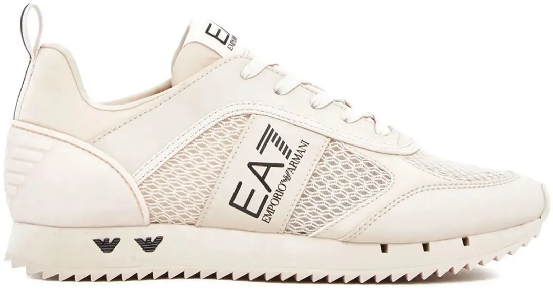 Ea7 Emporio Armani Black & White Laces Schoenen Beige EU 44