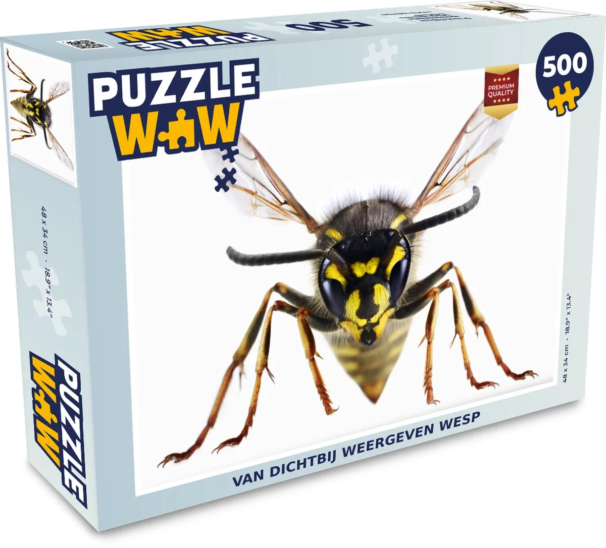 PuzzleWow Legpuzzel Wesp 500 Stuks - Multicolor