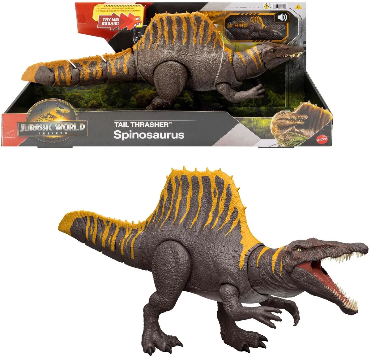 Jurassic World Rebirth Staartstrijder Spinosaurus - JGB56