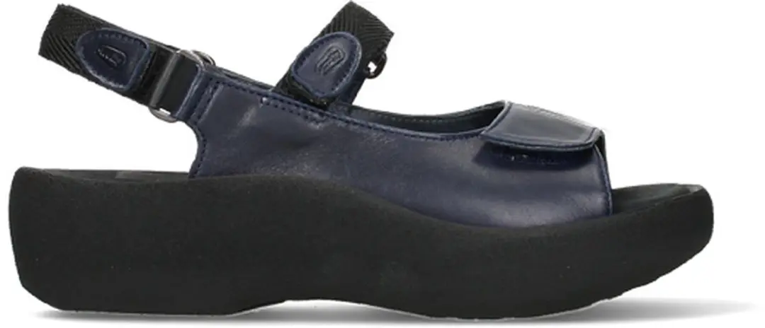Wolky Sandalen Jewel blauw leer