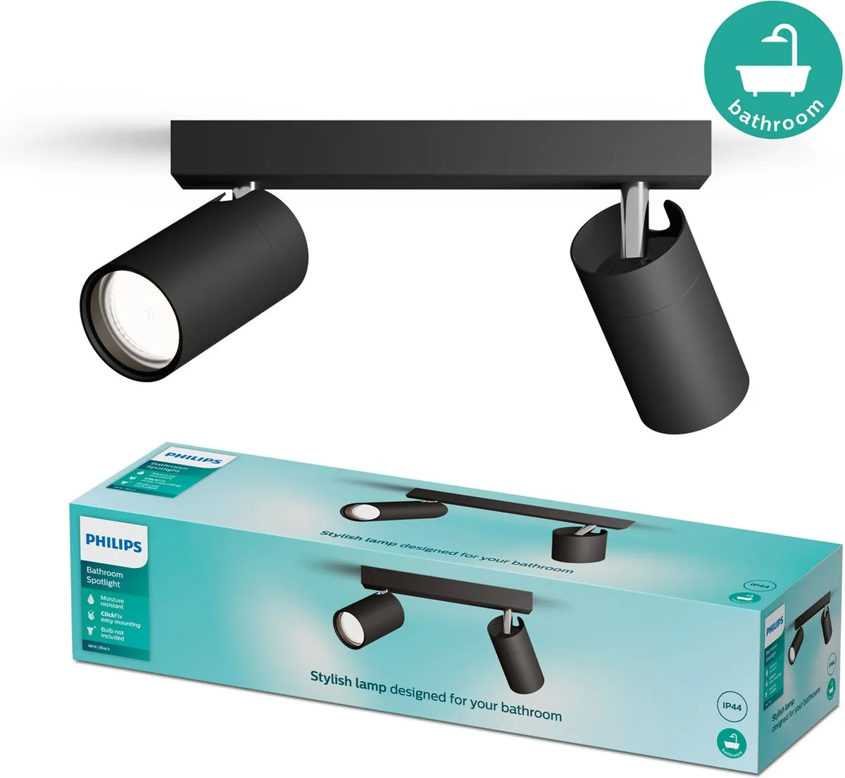 Philips Idris Spot IP44 2x5W