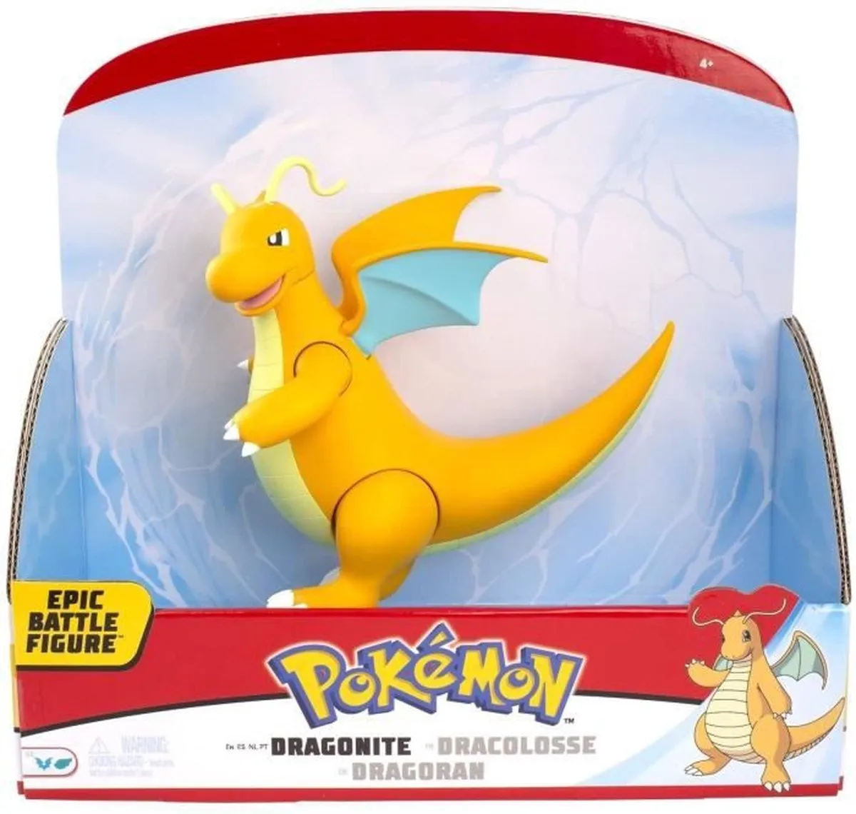 Pokémon Dragonite Ledenpop 30cm - afbeelding 4 van 5