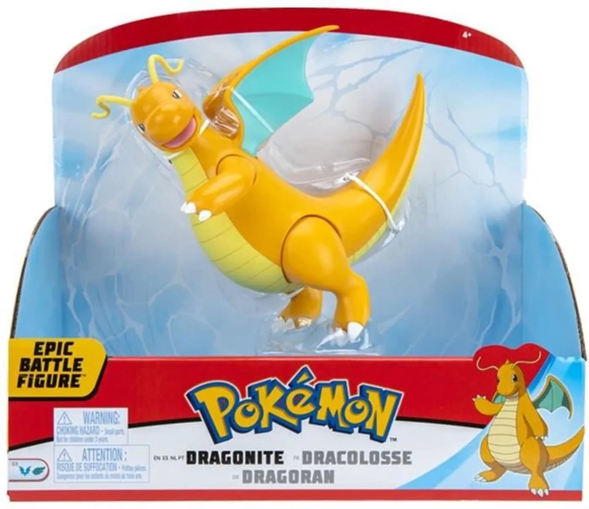 Pokémon Dragonite Ledenpop 30cm - afbeelding 5 van 5