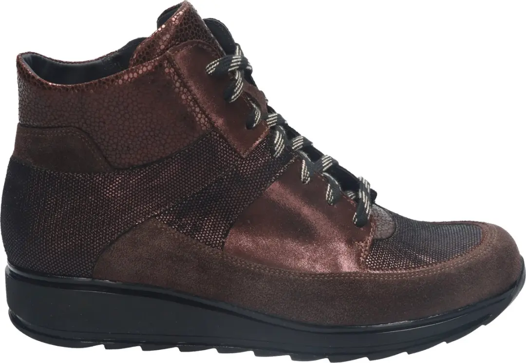 Durea 9772 Sneaker - Maat 41.5 - Bruin - afbeelding 3 van 4