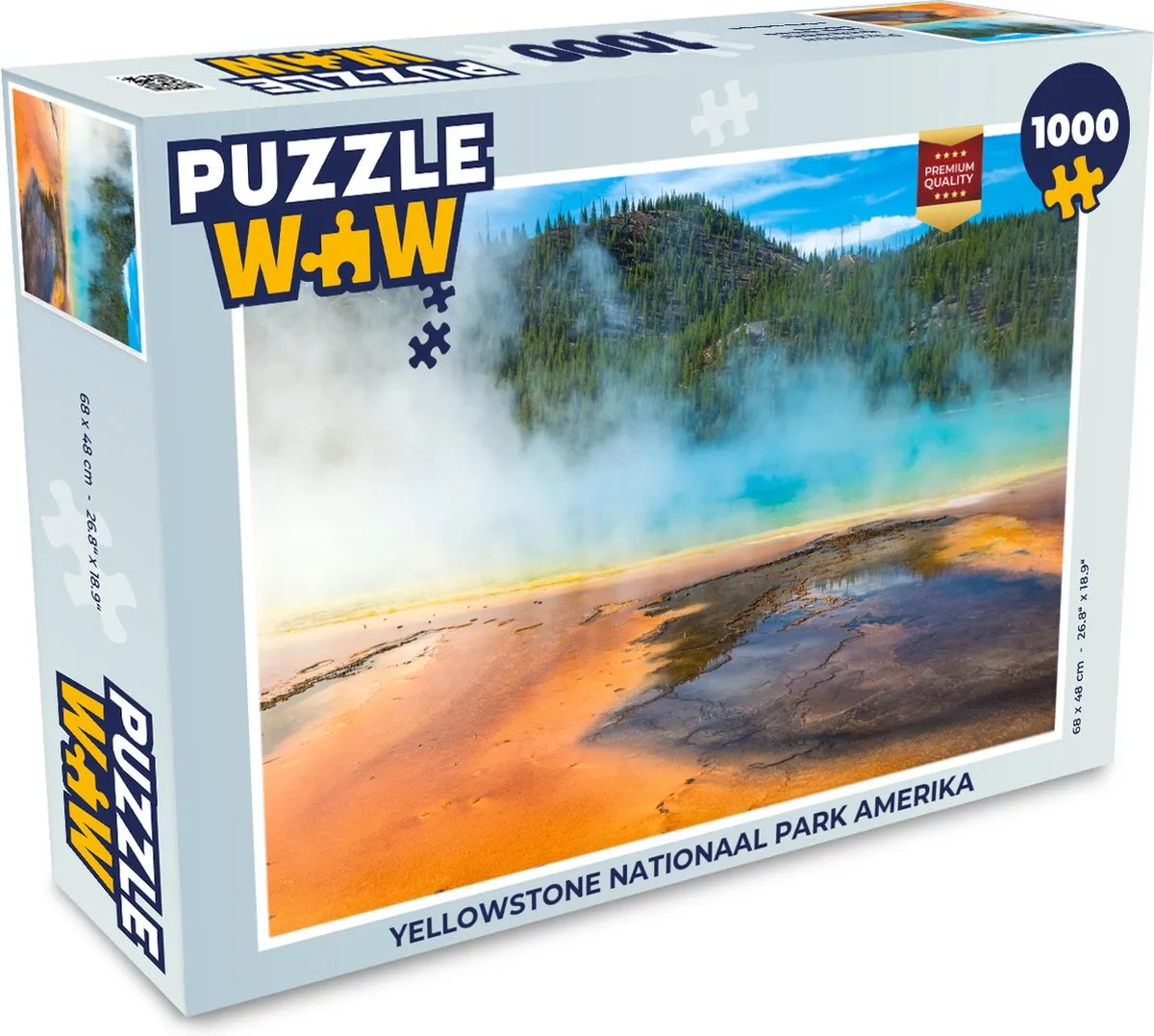 PuzzleWow Yellowstone Nationaal Park Legpuzzel 1000 Stuks