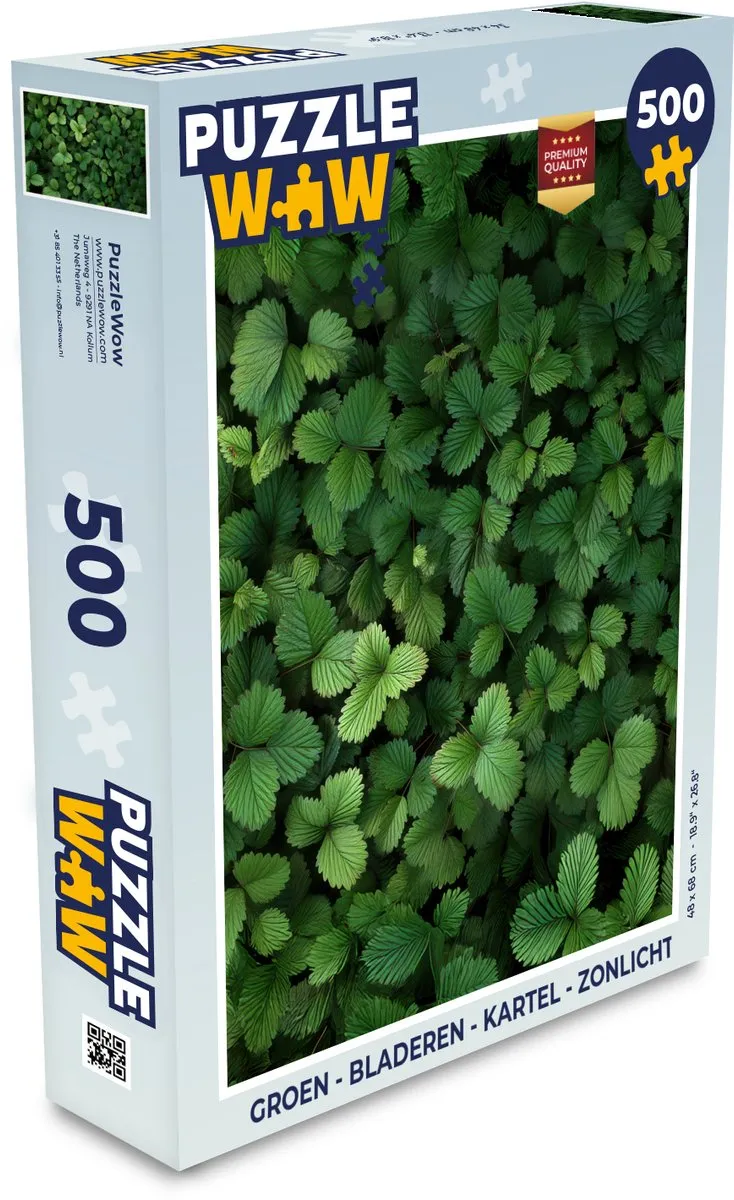 PuzzleWow Legpuzzel 500 Stuks