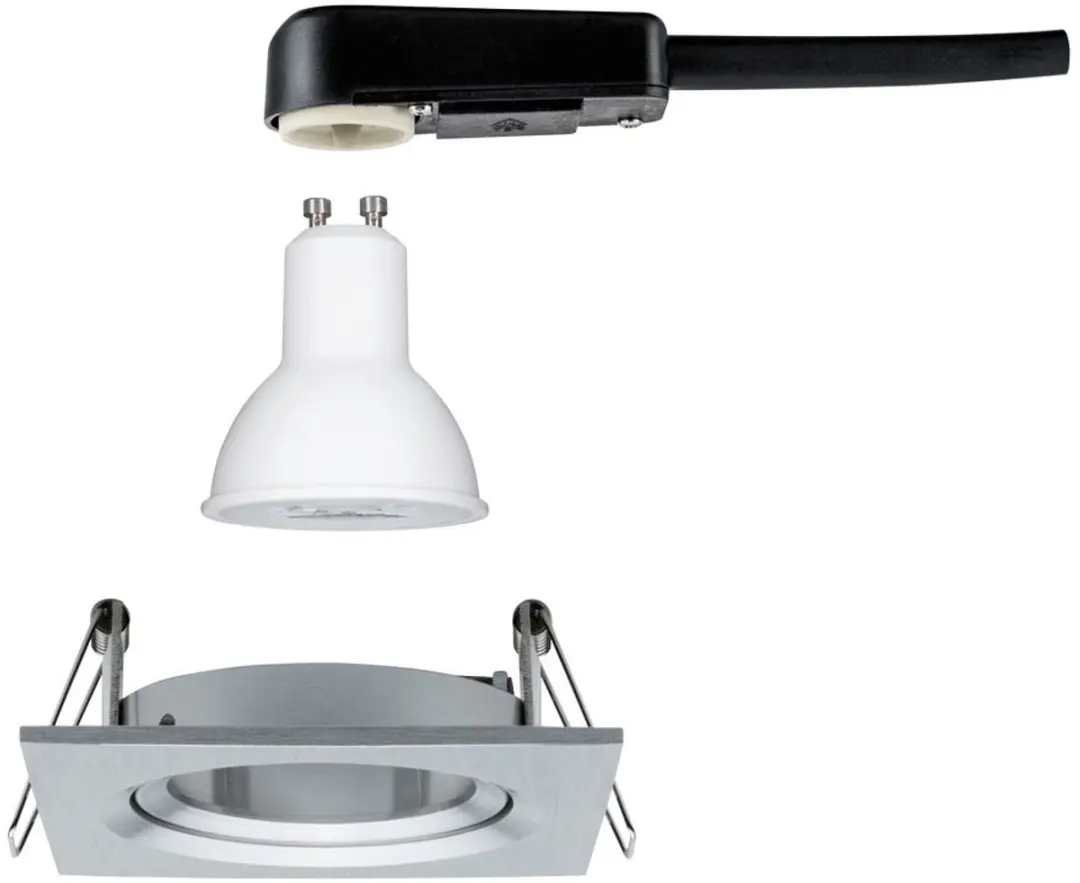 Paulmann LED-inbouwlamp Nova 84x84mm 6,5W 460lm 2700K - GU10 - Zwenkbaar - afbeelding 5 van 6