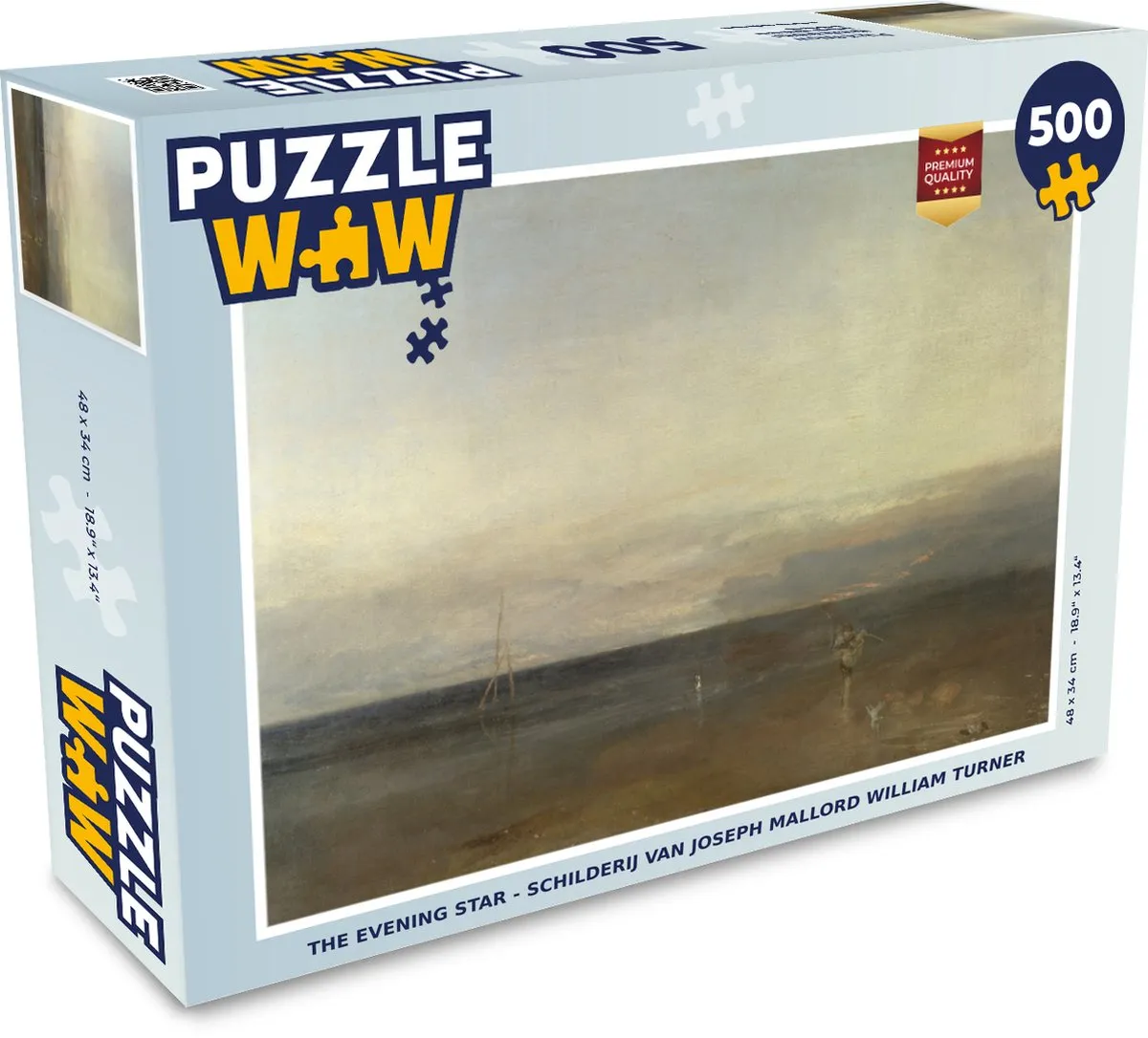 PuzzleWow The Evening Star Turner Legpuzzel 500 Stuks