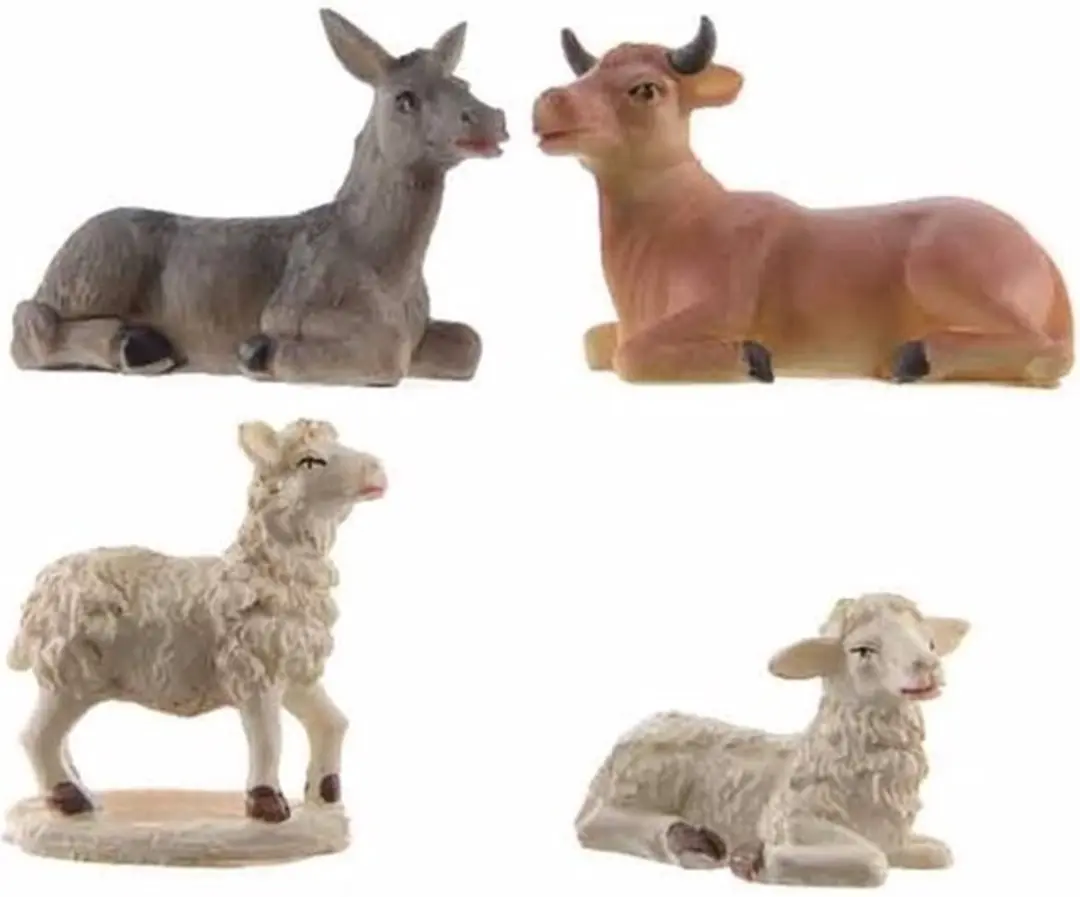 Decoris Kerststal dierenbeeldjes